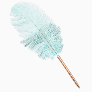 Stylo à bille créatif en forme de plume, stylo à bille en métal de luxe, stylo de signature pour mariage, papeterie promotionnelle personnalisée, cadeau - Product Image 1