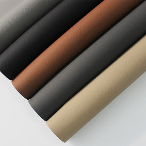 Tela de Tapicería de Cuero Sintético PVC con Grabado de Grano de Litchi <span class=keywords><strong>para</strong></span> Sofás y Muebles - Product Image 2