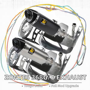 ZONTES 368G/E système <span class=keywords><strong>d</strong></span>'échappement de moto en acier inoxydable Section complète Modification SC <span class=keywords><strong>AK</strong></span> silencieux pour nouvelles motos ZONTES <span class=keywords><strong>d</strong></span>'occasion - Product Image 2