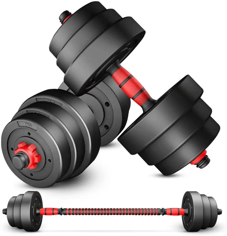 Dumbbell Set Berat 50Kg, Barbel Olahraga Murah Semen 10Kg 20Kg 30Kg 50Kg Berat Dumbbell Set Rumah Gratis Bobot Beli Dumbbell Murah