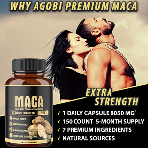 Cápsulas de Maca Negra Herbal Natural de Alta Concentración + Arginina, Promueven el Crecimiento Muscular, Mejoran la Energía y el Equilibrio Hormonal - Product Image 2