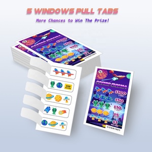 Jeu de cartes personnalisé avec 5 languettes à tirer et billets de loterie à déchirer, thème et gameplay gratuits - Product Image 4