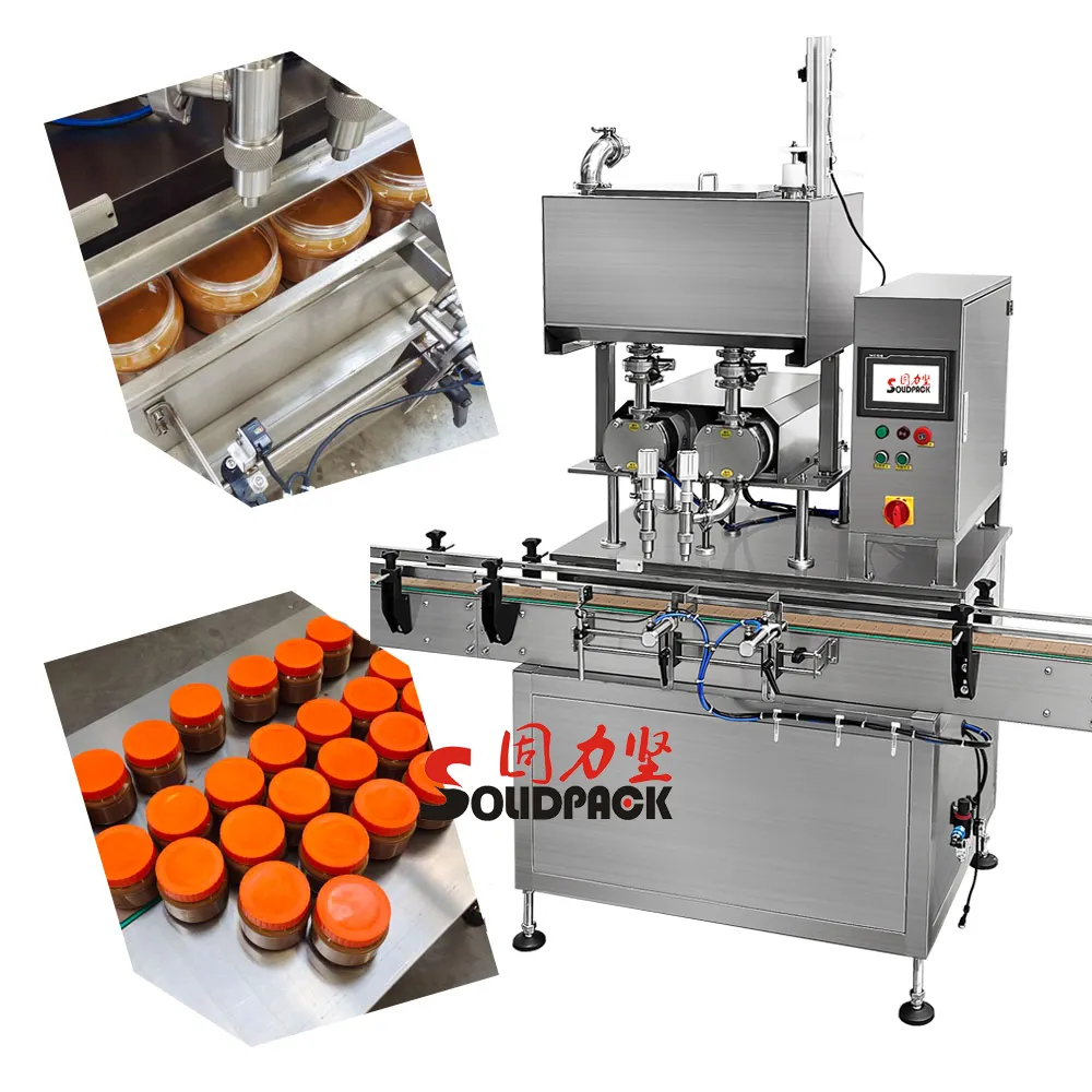 Solidpack industrial automatic capping peanut butter filling