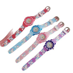 Lindo reloj de pulsera para niños con estampado de dinosaurios de dibujos animados, banda de silicona, regalo para niños - Product Image 6