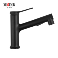 Robinet de lavabo moderne sans contact, monotrou, en laiton, avec commande par capteur, mélangeur d'eau chaude et froide