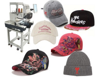 Siv Professional SIVLP1H Cap Machine à broder Tête unique Moteur automatique informatisé 1200 RPM Garantie 2 ans État neuf
