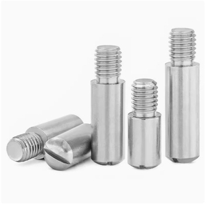 Pasadores redondos sin cabeza con ranura de acero inoxidable LeGood 304 con rosca M4 - Product Image 3