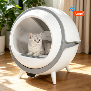 Bac à litière automatique pour chat, capsule carrée contrôlée par application, <span class=keywords><strong>anti</strong></span>-odeur et <span class=keywords><strong>anti</strong></span>-trace, Tuya Smart, en stock - Product Image 1