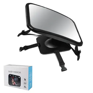 Car Baby Rearview Mirror 360 Degree Rotatable Children's Car Rear Seat Sight Glass For Back Seat