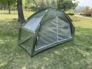 Customized multifunzionale pieghevole campeggio lettino portatile tenda verde campeggio per escursioni pic-nic terra campeggio Marching - Product Image 2