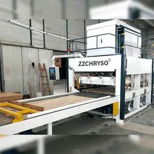 Automatische Hochfrequenz-Holzplatten herstellung, die Produktions linien maschine verbindet