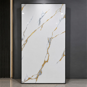 Panneau mural PVC moderne en marbre 3D UV à motif abstrait, <span class=keywords><strong>plaque</strong></span> d'impression haute définition élégante <span class=keywords><strong>pour</strong></span> bureau créatif - Product Image 1