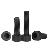 Vis à tête hexagonale en nylon, vis en plastique noir, boulons à tête cylindrique, vis à tête coupelle en plastique M4/M5/M6