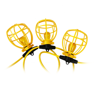 Dây đèn chuỗi ngoài trời 100 feet, 10 ổ cắm, vỏ nhựa, đạt chuẩn IP44, điện áp 110-250V, bảo hành 1 năm, dùng cho công trình xây dựng - Product Image 1