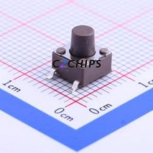 DTSM-63N-V-T/R Tactile Switch SMD-4P,6.2x6.2mm Switch Single Pole Single Throw Round Button 6.2mm 6.2mm - Product Image 1