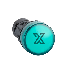 Indicateur lumineux LED vert XB2BVM3LC, utilisé pour l'indication dans les circuits électriques - Product Image 1