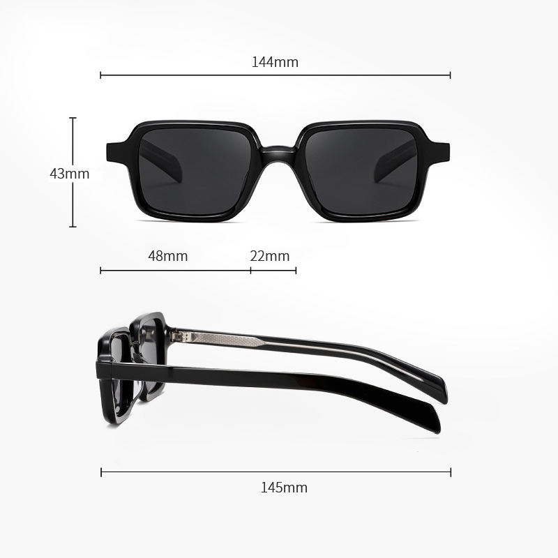 Oem Square Frame Sunglasses Bulk Glasses Brands 2025 Sun Glasses