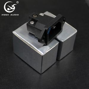 שקע חשמל אמריקאי תלת-פיני IEC עם ציפוי נחושת-פליז רודיום, דגם FI-06 YIVO NFC, 10A 250V - Product Image 6