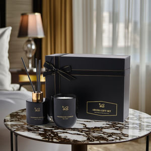 Ensemble cadeau écologique de Dubaï, diffuseur de parfum en verre à roseaux pour la maison, le bureau, la <span class=keywords><strong>voiture</strong></span>, désodorisants, arôme en stock pour la maison et le bureau - Product Image 1