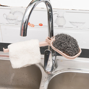 2 pz/set Piatto di Sapone Da Bagno Asciugamano Appeso Mensola della Cucina Rubinetto di Acqua Titolare Spugna - Product Image 6