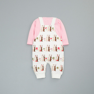 Ropa para Bebés Recién Nacidos al por Mayor, Monos con Tirantes para Niñas Pequeñas, Impresión Personalizada - Product Image 4