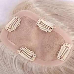 महिलाओं के लिए 613 # 10A टौपी ग्रेड क्लिप मानव बाल अव्वल रेमी छल्ली गठबंधन में वास्तविक मानव बाल विस्तार अव्वल