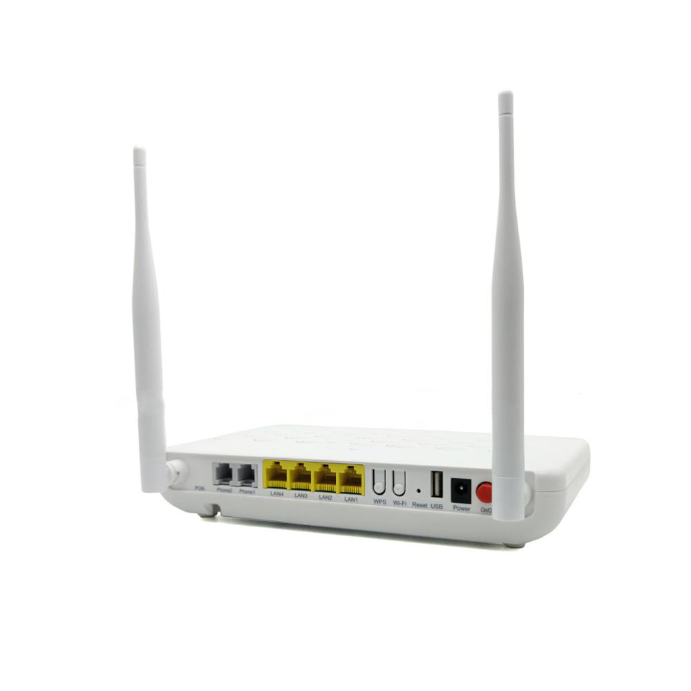 Оригинальный Новый оптоволоконный модем GPON ONU, 4GE порт, двойная антенна 5dBi F609 V5.2 ont