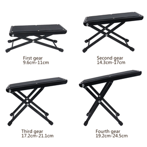 Repose-pieds de <span class=keywords><strong>guitare</strong></span> CT-311 réglable en métal <span class=keywords><strong>guitare</strong></span> acoustique en métal anti-dérapant repose-pieds pliant pédale 4 hauteurs <span class=keywords><strong>tabouret</strong></span> de <span class=keywords><strong>guitare</strong></span> - Product Image 6