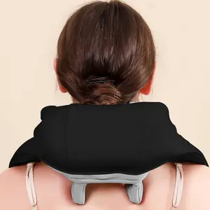 Cordless Shiatsu Heated Acupuncture Back Shoulder And Neck Massager With Heat Portable Kneading Neck Massager For Shoulder