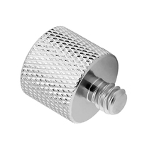 Adaptador de Tornillo para Trípode de Cámara, de Hembra a Macho, con Tornillo Oculto de 1/4