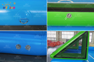 WINSUN Campo de Fútbol Inflable Comercial Portátil Azul con Porterías para Eventos al Aire Libre, Team Building y Alquiler - Product Image 6