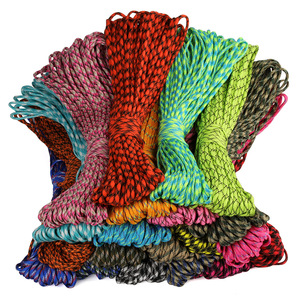 JKSS-005 Multicolore 7 brins 550 paracord 31 mètres 750 100FT tressé nylon paracord polyester paracord 4mm - Product Image 3