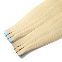 Extensioni per capelli con nastro adesivo in capelli umani vergini Remy, leggere, confortevoli tutto il giorno, delicate sul cuoio capelluto, con design morbido per la pelle.