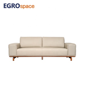 EGROspace - Juego de Sofás Modulares de Cuero de Estilo Nórdico, Minimalistas, para Oficina, Recepción, Invitados - Product Image 1