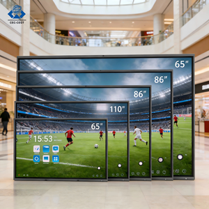 Tableau interactif intelligent ZDHQ 98-115 pouces 4K multi-touch pour entraîneur de football, réunions tactiques, système Android – Vente Flash - Product Image 2