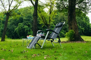 2026 New Arrival xách tay không trọng lực Sun Lounger hiện đại gấp bãi biển dã ngoại ghế cho ngoài trời Vườn công viên sân - Product Image 6