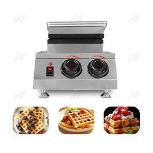 Termostato digital para hacer gofres, controlador de temperatura, 4x4, cuadrado, para uso doméstico, belga, para desayuno - Product Image 5