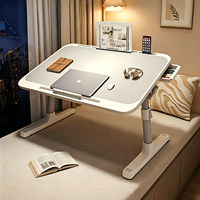 Support d'écriture portable pliable et réglable en hauteur, table de lit pour ordinateur portable, plateau multifonctionnel pour dortoir, rebord de fenêtre, canapé