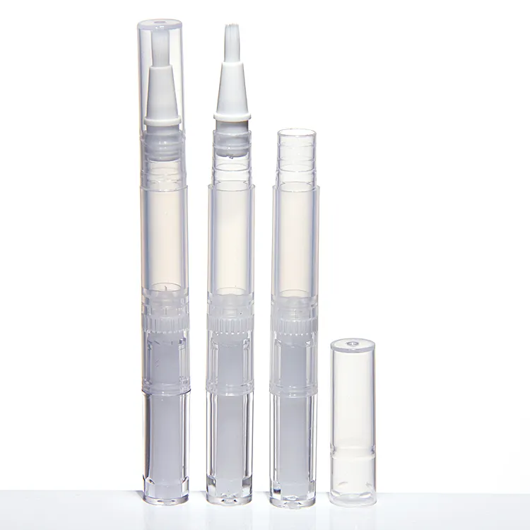 1Ml 2Ml 3Ml 4Ml 5Ml büküm Up dudak parlatıcısı kalem kozmetik konteyner yağ tırnak fırçası çevirmeli kalem