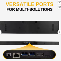 Pantalla Publicitaria para Borde de Estante, Barra Extensible, Panel LCD IPS con Iluminación de Borde, Retroiluminación LED, CMS Basado en la Nube