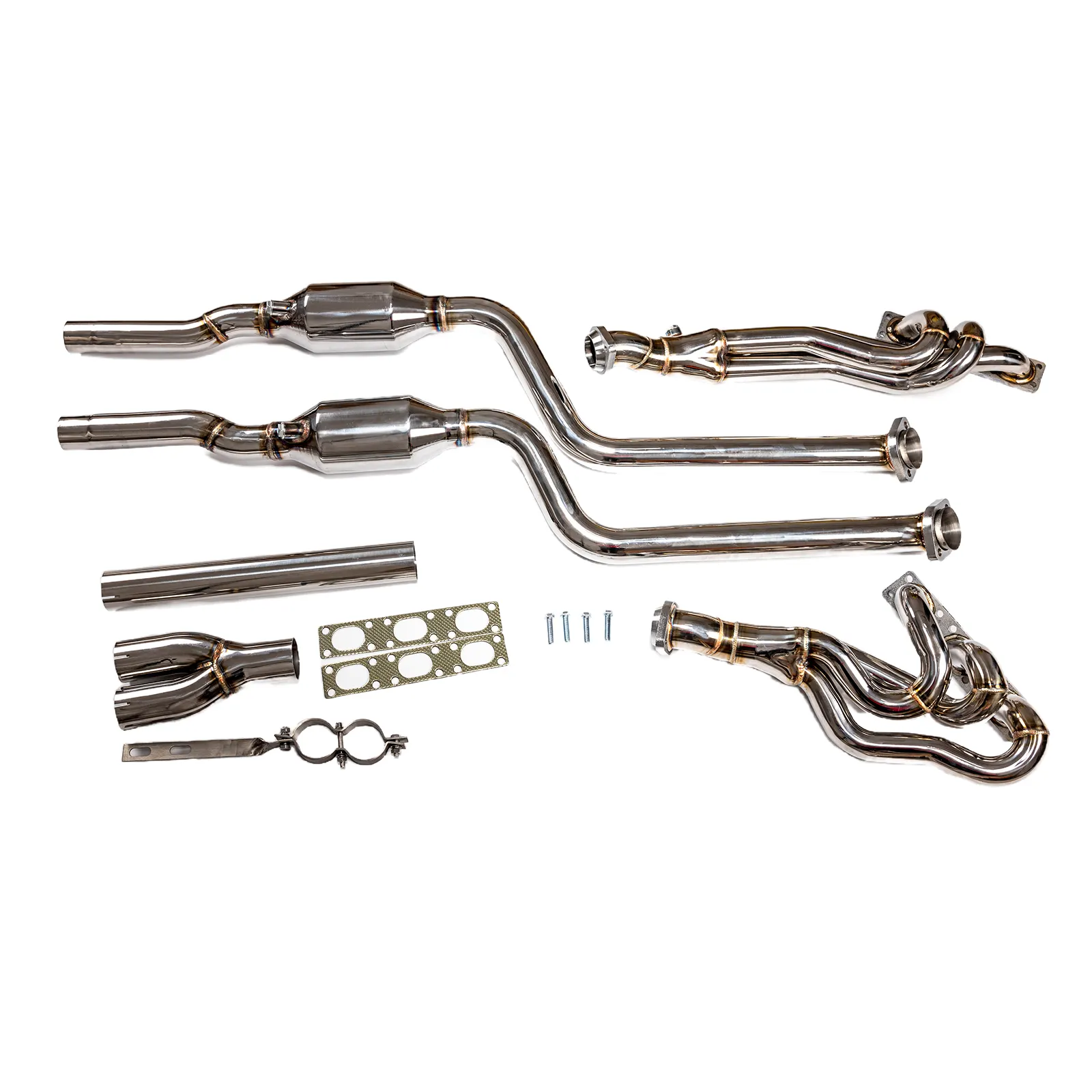 High Quality Polished Stainless Steel Exhaust System Manifold Header for BMW M52/M54 Engines