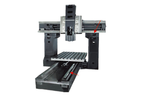 Precision VMC1714 Gantry CNC Machine Tool GSK Sistema de control BT50 Husillo cónico Mecanizado de <span class=keywords><strong>metal</strong></span> de servicio pesado único - Product Image 3
