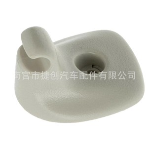 Clip para Visera Solar 1GW25DX9AA para Dodge Avenger, Plástico Beige, Negro, Gris, con Cinta Adhesiva 3M - Product Image 2