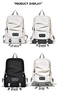 Sac à dos étudiant décontracté grande capacité, étanche, avec fermeture éclair, nouvelle tendance mode, sacoche pour ordinateur portable pour garçons et filles, logo personnalisé, vente en gros