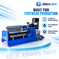 Applicateur de colle à rouleau à vitesse variable GenJet pour bureau, 16, 22, 27 cm, pour semelles de chaussures, articles en cuir et carton