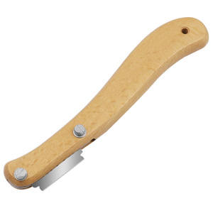 Cuchillo para Pan Curvo con Mango <span class=keywords><strong>de</strong></span> Madera Premium y 5 Cuchillas para Panadería, Repostería, Tostadas Francesas, Herramientas <span class=keywords><strong>de</strong></span> Cocina para Hornear - Product Image 1