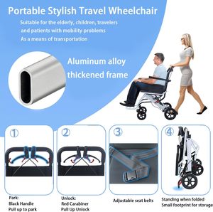 Produits de soins pour personnes <span class=keywords><strong>âgée</strong></span>s <span class=keywords><strong>fauteuil</strong></span> roulant produits tendance 2024 nouveautés <span class=keywords><strong>fauteuil</strong></span> roulant manuel chaise médicale - Product Image 5