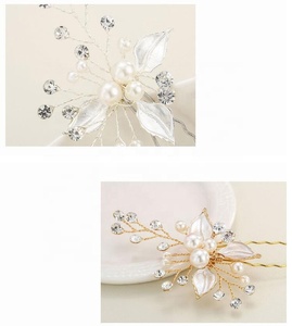 <span class=keywords><strong>Sposa</strong></span> trasparente cristallo strass perni per capelli clip decorativo fiore da <span class=keywords><strong>sposa</strong></span> per le donne accessori per capelli da <span class=keywords><strong>sposa</strong></span> - Product Image 6