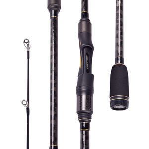 Kit de 4 cannes à pêche en fibre de carbone pour la pêche à la traîne, avec poignée en EVA, pour la pêche aux leurres, au carpe, au saumon, au carpe de lac et en <span class=keywords><strong>mer</strong></span> - Product Image 1