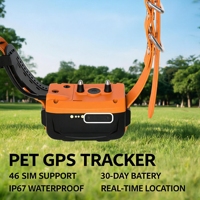Système de suivi GPS intégré pour chiens ESEEK avec interconnexion collier-portable (IMEI) + support de charge 20 unités - Kits d'usine IP68